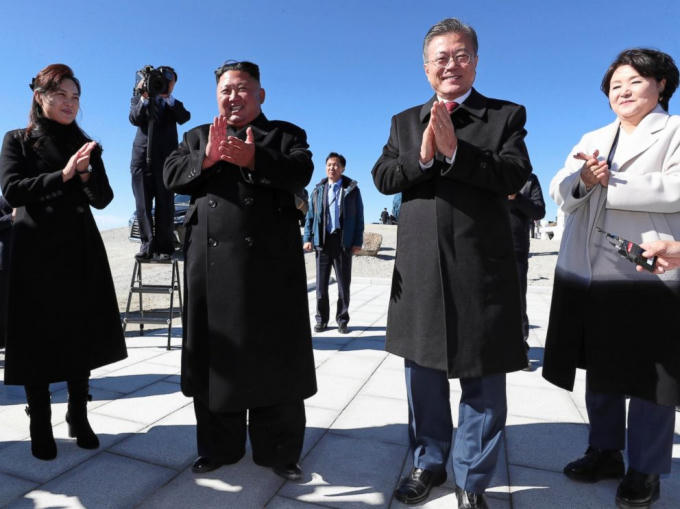 Những hình ảnh ấn tượng tại Thượng đỉnh Hàn - Triều