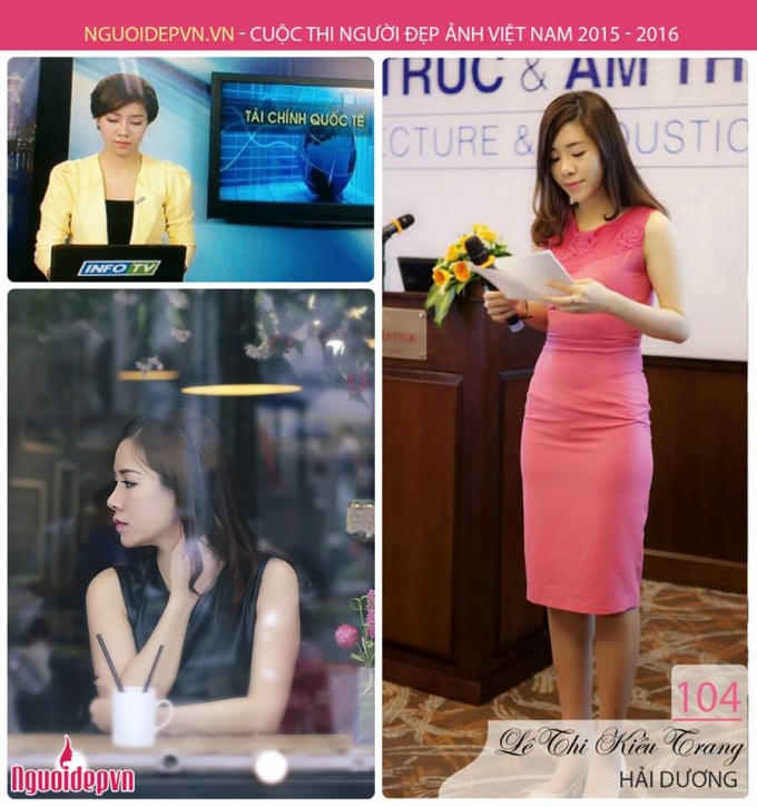 Thí sinh Lê Thị Kiều Trang, SBD 104, Hải Dương