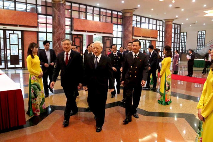 Đồng chí Nguyễn Phú Trọng, Tổng Bí thư, Chủ tịch nước, Trưởng ban Chỉ đạo Cải cách tư pháp Trung ương dự và chỉ đạo Hội nghị.