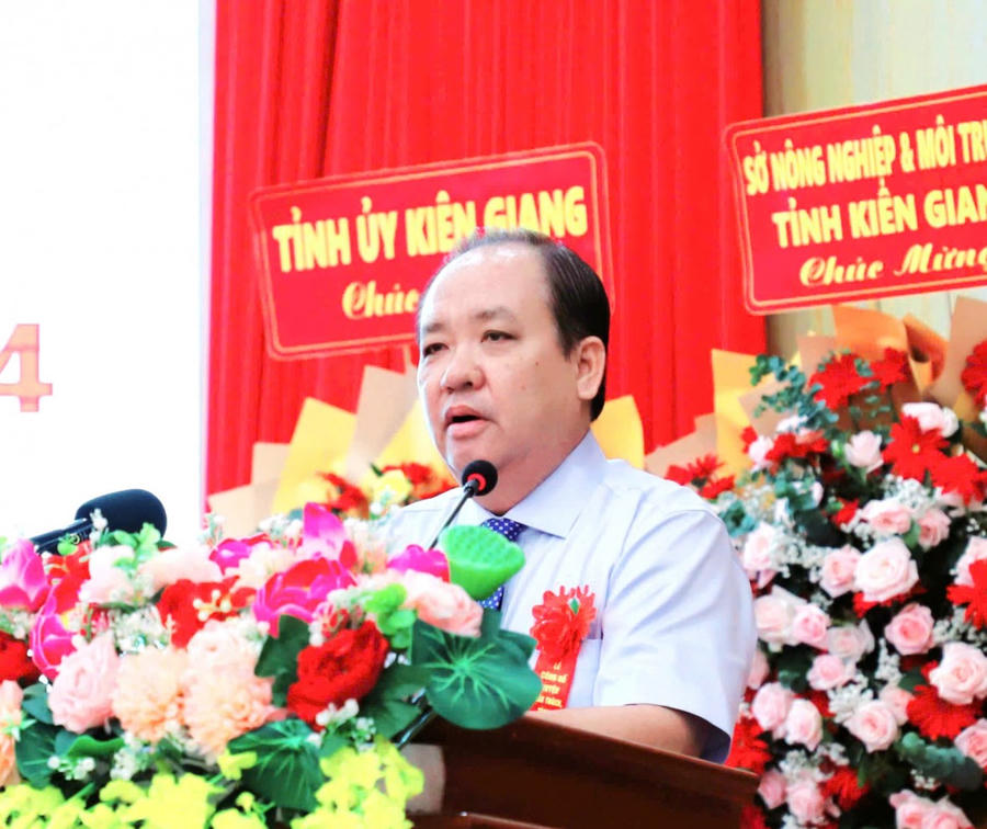 Phó Chủ tịch UBND tỉnh Kiên Giang phát biểu chỉ đạo tại buổi lễ