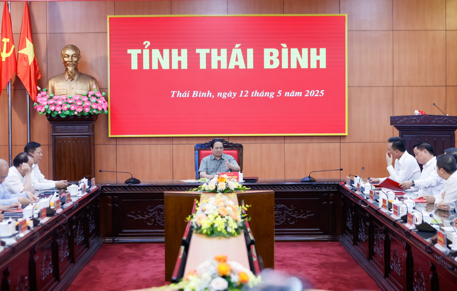 Toàn cảnh buổi làm việc. Ảnh: VGP