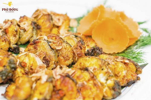 Cá chình nướng riềng mẻ thơm ngon, hấp dẫn