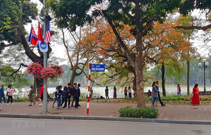 Thời tiết thuận lợi trong ngày thứ 2 diễn ra Hội nghị thượng đỉnh Mỹ-Triều. (Ảnh: Ngọc Hà/TTXVN)