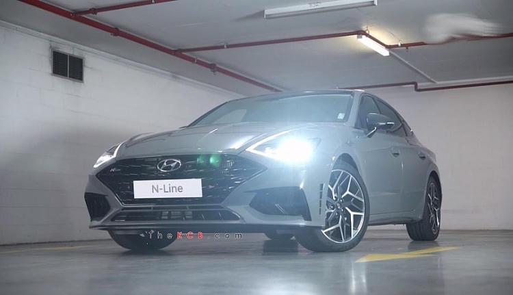 Hyundai Sonata N-Line 2021 lộ diện: Tăng sức mạnh trên sedan gia đình - Ảnh KCB
