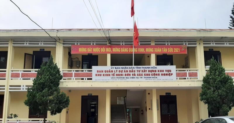 Ban quản lý dự án đầu tư xây dựng khu vực khu kinh tế Nghi Sơn và các khu công nghiệp Thanh Hóa.