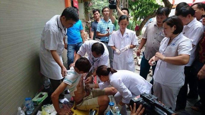 Sập nh&agrave; tại 43 Cửa Bắc, nạn nh&acirc;n cuối c&ugrave;ng đ&atilde; tử vong
