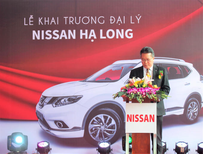Giám đốc thương mại Nissan Việt Nam ông Teh Kim Hwa phát biểu