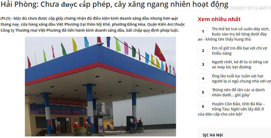 Cửa hàng xăng dầu Việt PhươngCửa hàng xăng dầu Việt Phương.