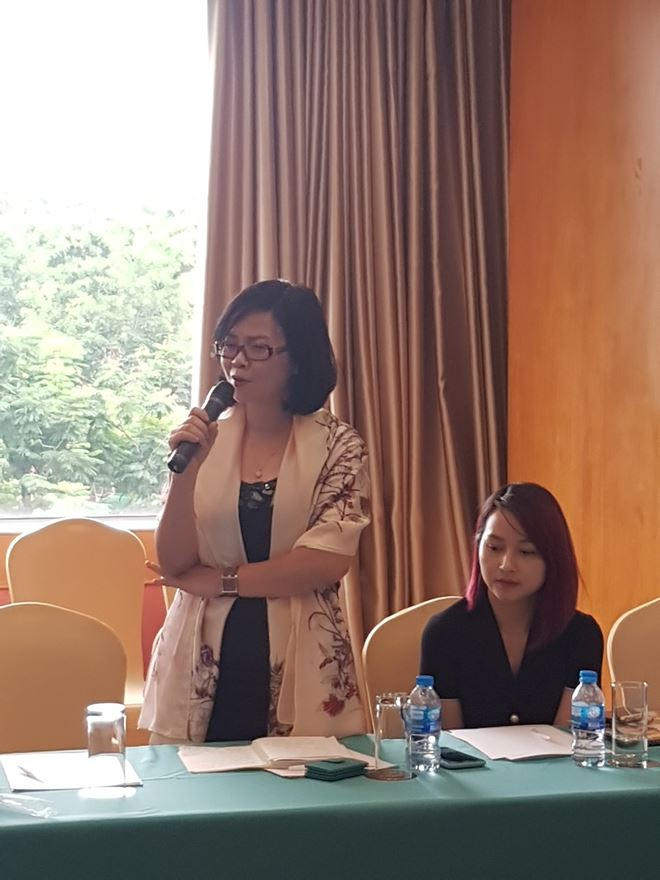 Bà Nguyễn Hoàng Phương - đại diện của công ty Ford Việt Nam.