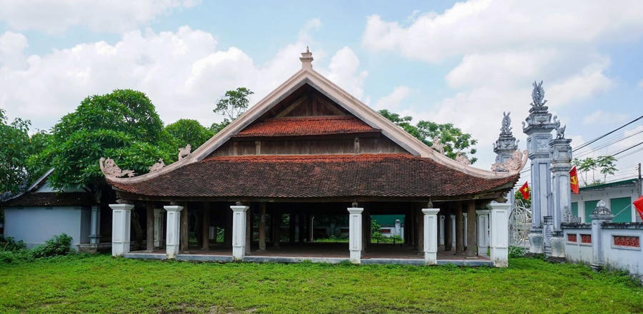 Đình Lương Sơn là nơi thành lập chính quyền Xô viết Nghệ Tĩnh 1930 - 1931 - Ảnh MQ.