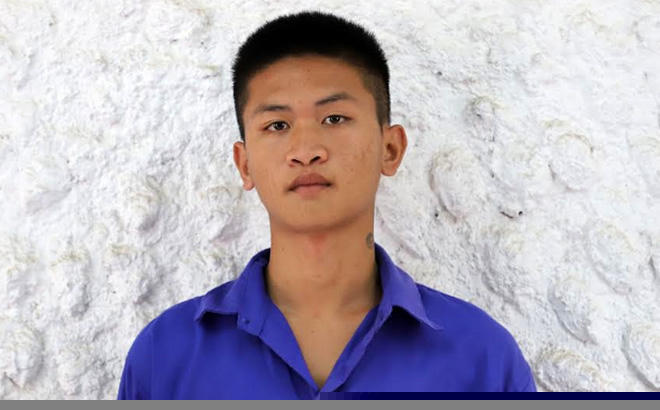 Đối tượng Hoàng Xuân Đức Anh tại cơ quan Công an