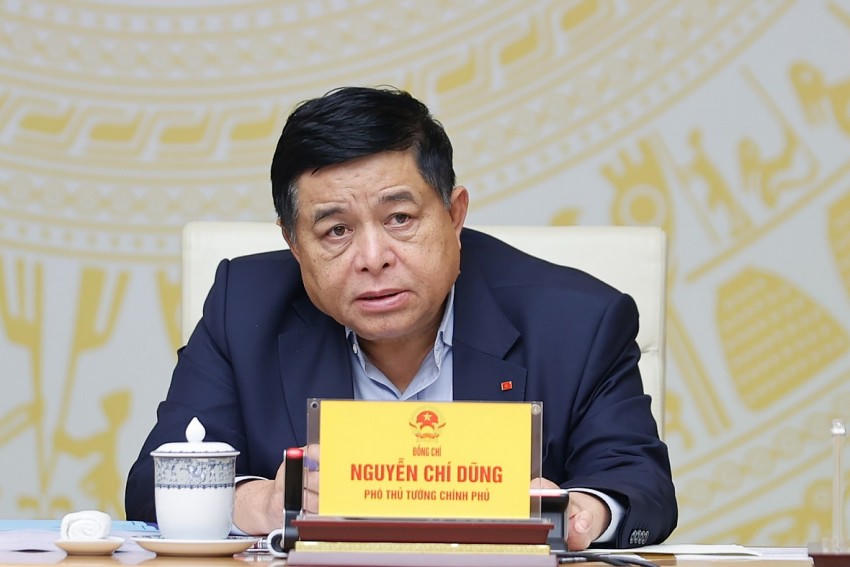 Phó Thủ tướng Nguyễn Chí Dũng phát biểu tại phiên họp - Ảnh: VGP