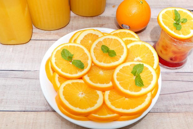 Sản phẩm cam tươi Mỹ nhập khẩu mang thương hiệu Sunkist.