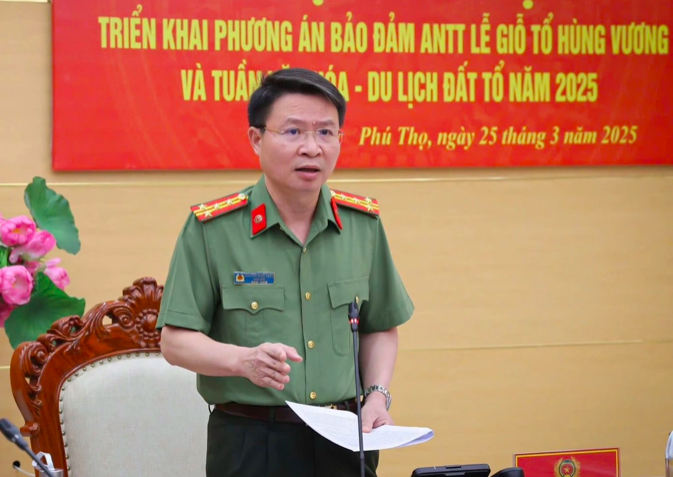 Giám đốc Công an tỉnh Phú Thọ Nguyễn Minh Tuấn (Ảnh: Mạnh Việt).