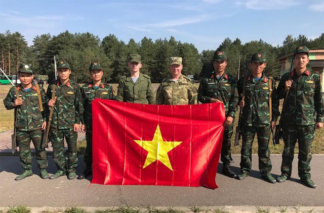 Đội tuyển Bắn tỉa Quân đội nhân dân Việt Nam xuất sắc lọt vào nhóm A1. 