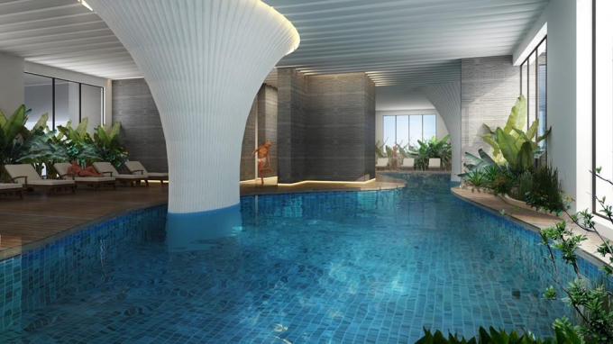 EcoLife Capitol được đầu tư bể bơi nước mặn 4 mùa và nhiều tiện ích hàng đầu cho cuộc sống năng động và tiện nghi.