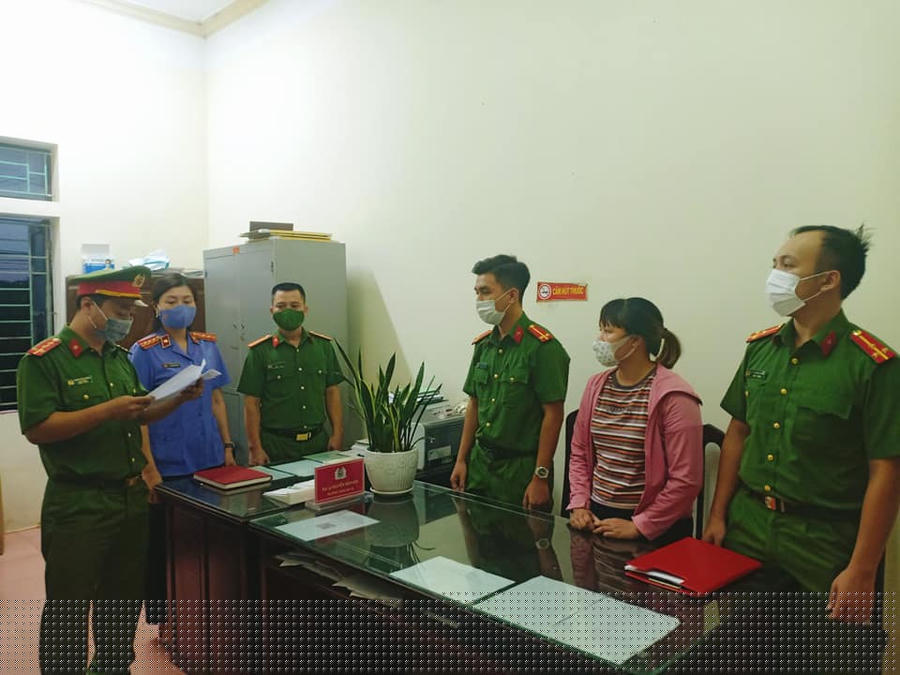 Công an tỉnh Nam Định đã khởi tố Hoài về tội