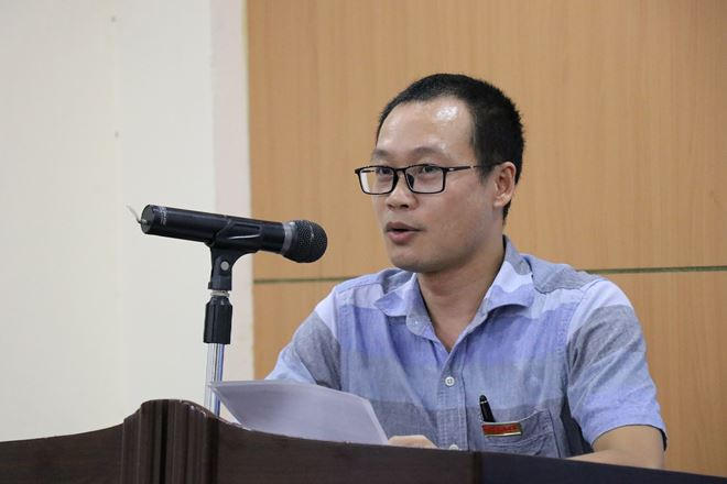 Ông Trần Ngọc Hà - Trường ban Văn hóa - Xã hội báo Pháp luật Việt Nam.
