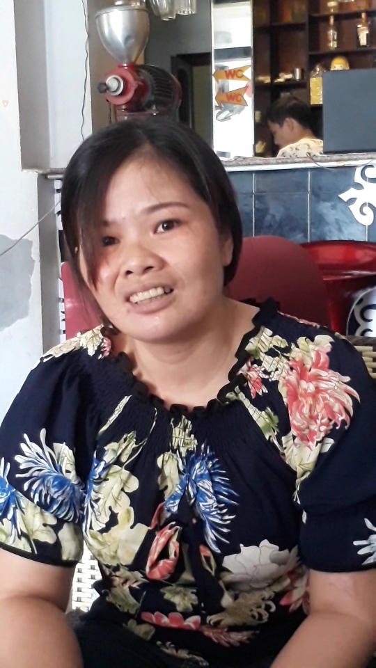 Chị Lê Thị Ng  ọ  c Duyên, nhân viên phụ bếp của Công ty Foceca Việt Nam.