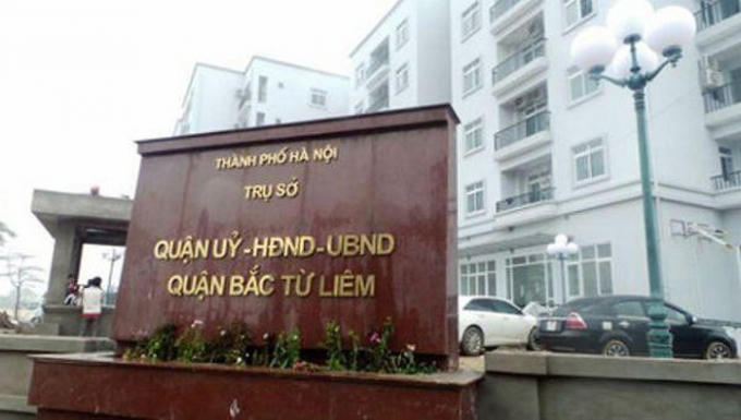 UBND quận Bắc Từ Liêm.
