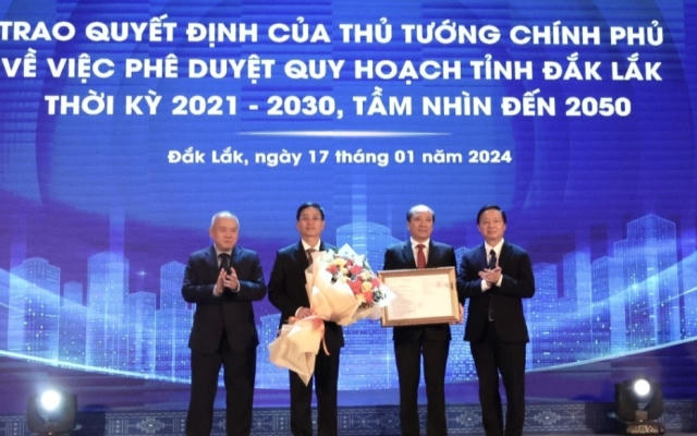 Công bố quy hoạch tỉnh Đắk Lắk thời kỳ 2021- 2030 tầm nhìn đến năm 2050