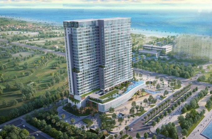 Sẽ có hầm chui 9m dưới đường Trường Sa, kết nối hai phân ku của dự án của The Empire. Ảnh: Cocobay.