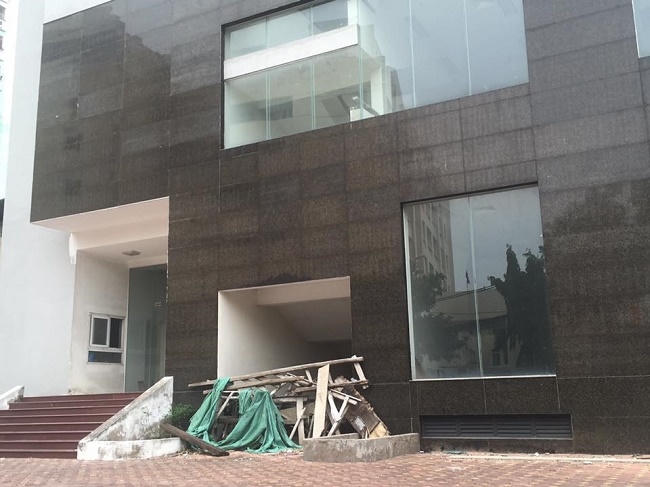Phần thô bên ngoài đã hoàn thiện cơ bản.