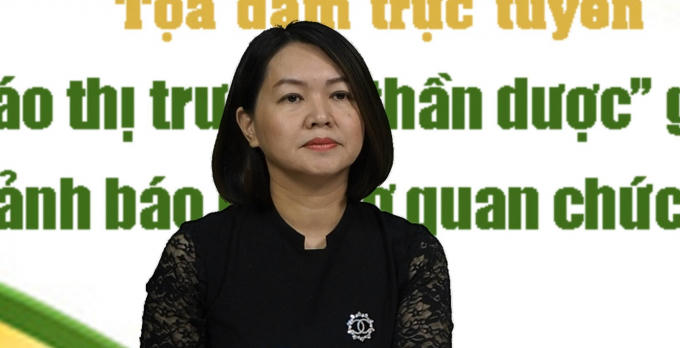 Bà Trần Việt Nga - Phó Cục trưởng Cục An toàn thực phẩm, Bộ Y tế.