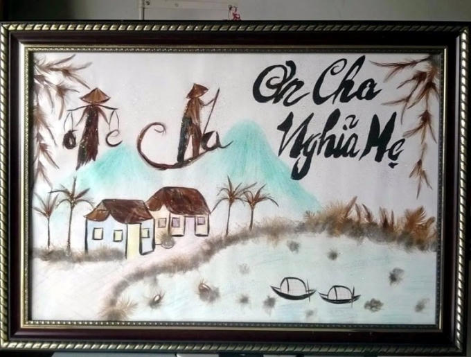 Một trong những bức tranh được Vân tâm đắc nhất