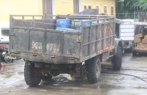 Chiếc xe không đăng kiểm đã gây tai nạn làm chiến sỹ công an tử nạn.