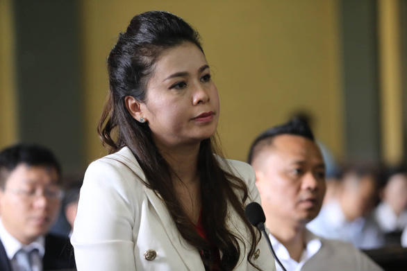 Bà Thảo tại phiên tòa xét xử