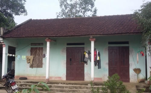 Căn nhà nơi xảy ra vụ việc (Ảnh: Hoàng Thanh)