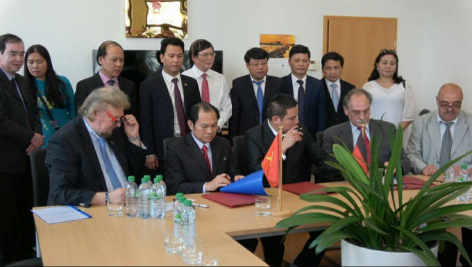 Ký kết biên bản ghi nhớ giữa Doanh nghiệp Đức và Công ty CP hợp tác thương mại toàn cầu.