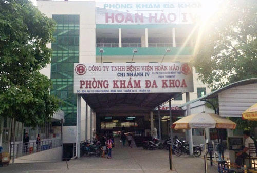 Phòng khám Hoàn Hảo 4 xảy ra vụ việc.