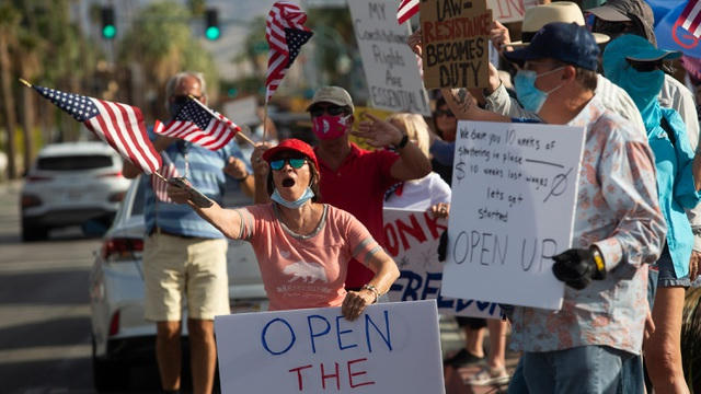 Hàng loạt bang của Mỹ ngừng mở cửa vì