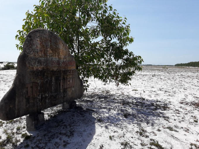 Dự án khởi công hơn 10 năm, nhưng chưa được xây dựng bất cứ hạng mục nào.