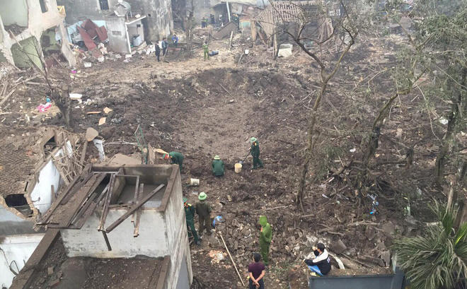 2 trẻ em tử vong, 7 người bị thương, 5 ngôi nhà bị sập và hàng trăm ngôi nhà xung quanh bị thiệt hại, vỏ đạn bắn xa nhất cách đó 4km.