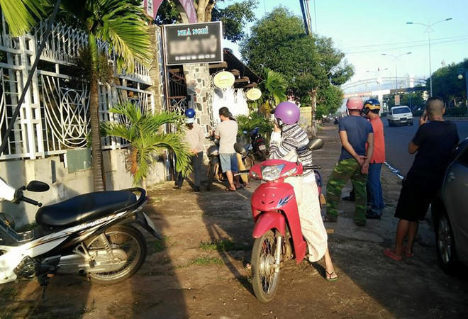 Nhà nghỉ K.V, nơi xảy ra sự việc. (Ảnh: Zing.vn)