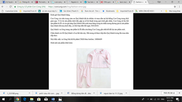 Chỉ còn thông tin xin lỗi và thu hồi sản phẩm ẩn kỹ trên web.