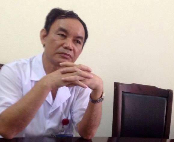 Giám đốc bệnh viện Đa khoa huyện Nông Cống Lê Nguyên Khanh thừa nhận sự việc cắt nhầm niệu quản là có thật.(Ảnh: D.Lê)