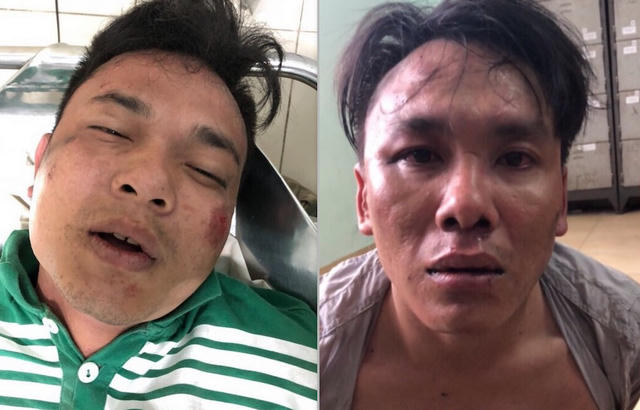 2 đối tượng bị công an bắt giữ.