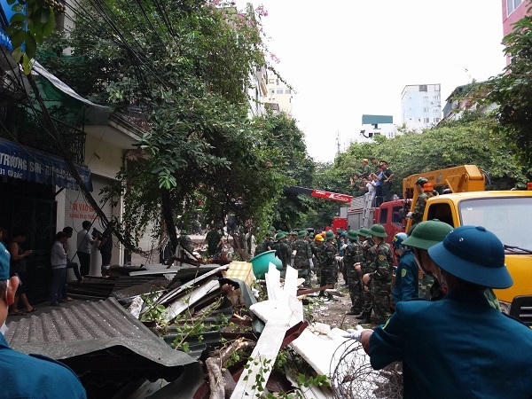 Sập nh&agrave; tại 43 Cửa Bắc, nạn nh&acirc;n cuối c&ugrave;ng đ&atilde; tử vong
