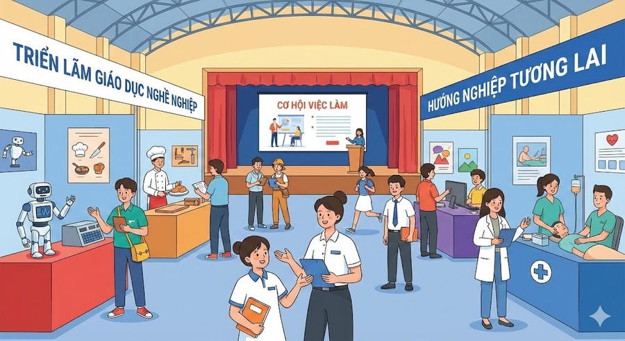 Kiến tạo hành lang pháp lý phát triển giáo dục nghề nghiệp. (Ảnh minh họa AI)