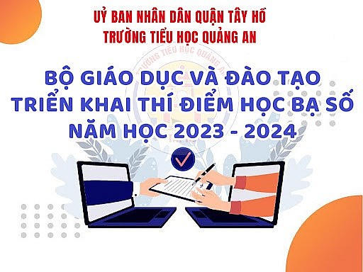 Bộ GD&ĐT ban hành công văn gửi UBND các tỉnh, TP về việc tăng cường chỉ đạo thực hiện chuyển đổi số trong giáo dục và triển khai thực hiện thí điểm Học bạ số. (Ảnh minh họa)