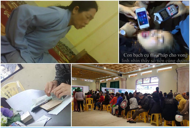 Chùa Ba Vàng đang bị dư luận phản ánh thực hiện gọi vong, báo oán, giải nghiệp (ảnh laodong.vn)