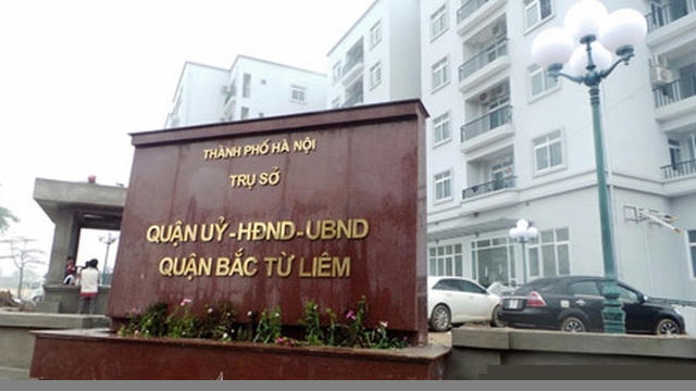 Trụ sở UBND quận Bắc Từ Liêm, Hà Nội.