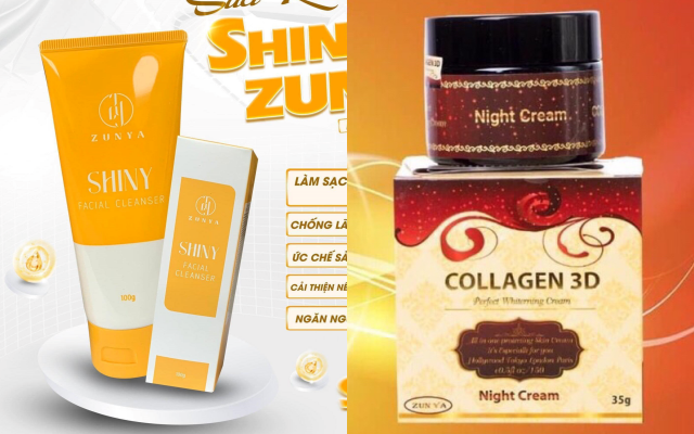 2 trong số 9 sản phẩm mỹ phẩm của Công ty TNHH thương mại tổng hợp & dịch vụ Linh Anh bị đình chỉ lưu hành và thu hồi trên toàn quốc