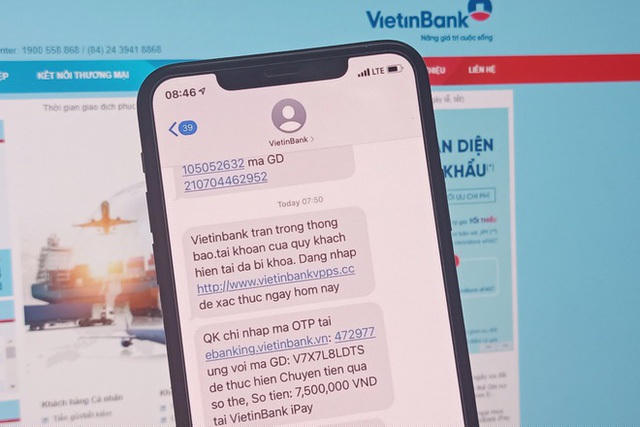 Vài ngày gần đây, rất nhiều người dùng dịch vụ của VietinBank bị các đối tượng lừa đảo tấn công.