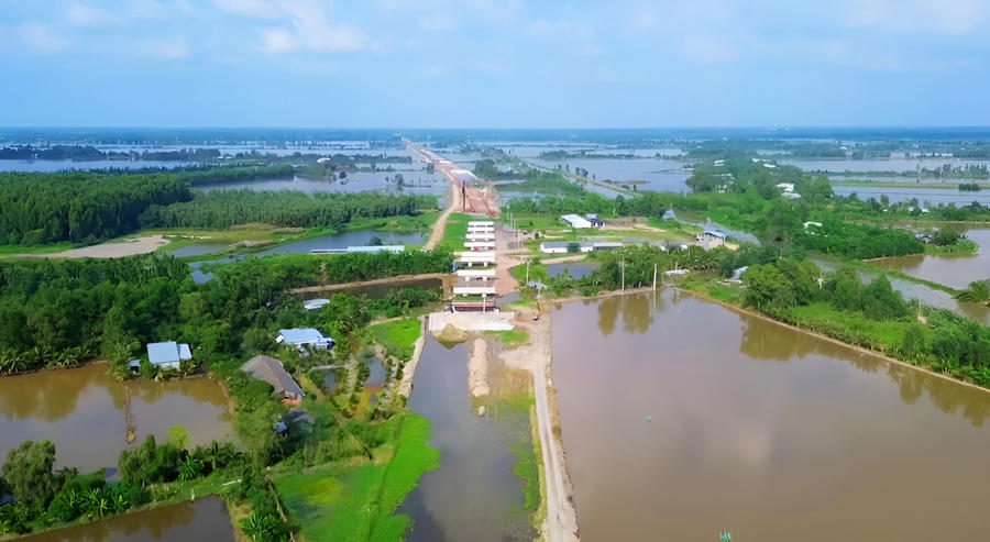 Tuyến cao tốc Cà Mau - Đất Mũi có vị trí điểm cuối tuyến tại huyện Ngọc Hiển.