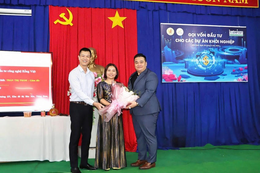 Dự án "Phát triển chuỗi phòng nuôi đông trùng hạ thảo, nông nghiệp công nghệ cao" đã gọi được 1 tỷ đồng từ 2 nhà đầu tư là ông Phạm Trọng Nghĩa, Chủ tịch Hội Doanh nhân trẻ tỉnh Tây Ninh và ông Nguyễn Duy Khương, Phó Chủ tịch Hội Doanh nhân trẻ tỉnh Đồng Nai.